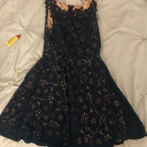 Navy blue dress